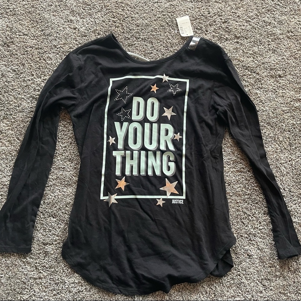 Justice girls long sleeve size 14/16